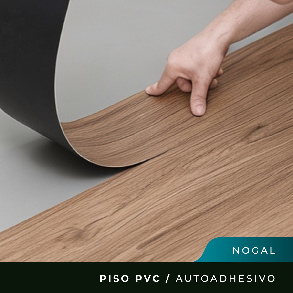 Piso PVC Autoadhesivo - Nogal - 1,5mm 