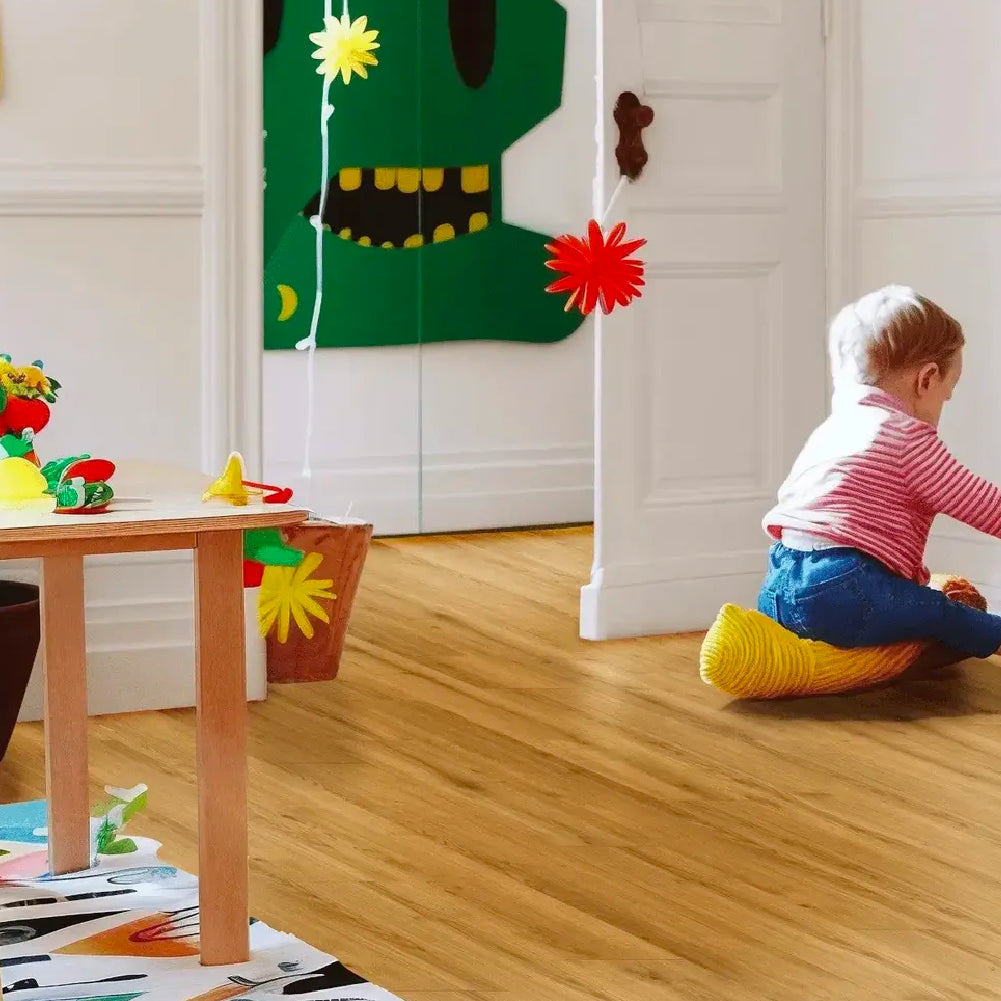 Piso Híbrido Kiwi Biselado - Adaja Oak - 5,5mm