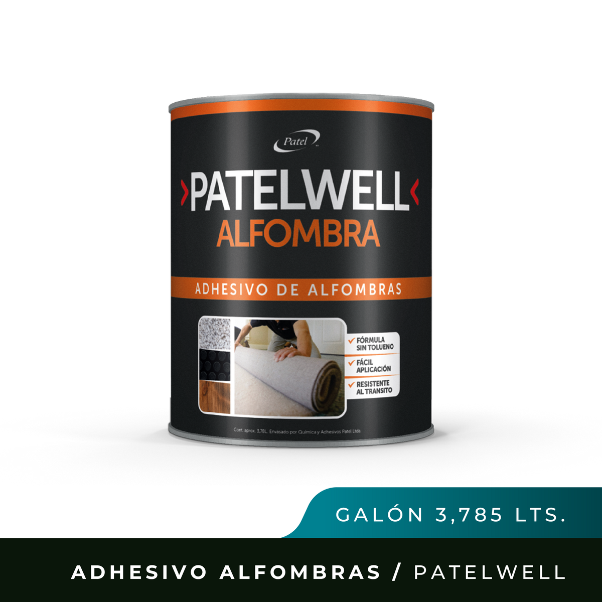 Adhesivo Para Alfombras Patelwell - Galon 3,785 lts