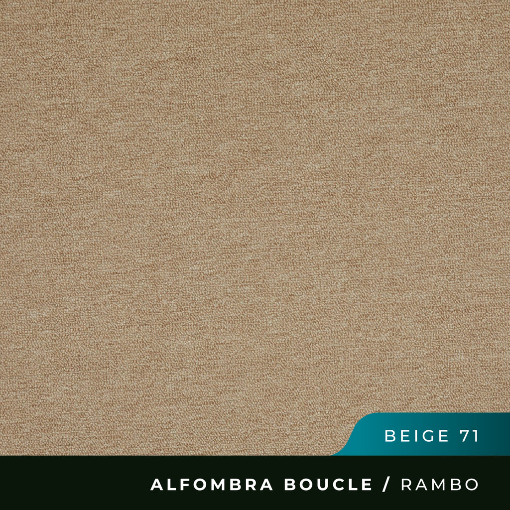 Alfombra Boucle Rambo - 4mts de Ancho - Beige 71