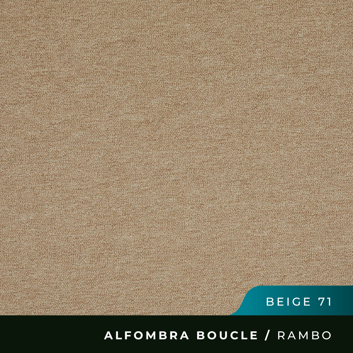 Alfombra Boucle Rambo - 4mts de Ancho - Beige 71