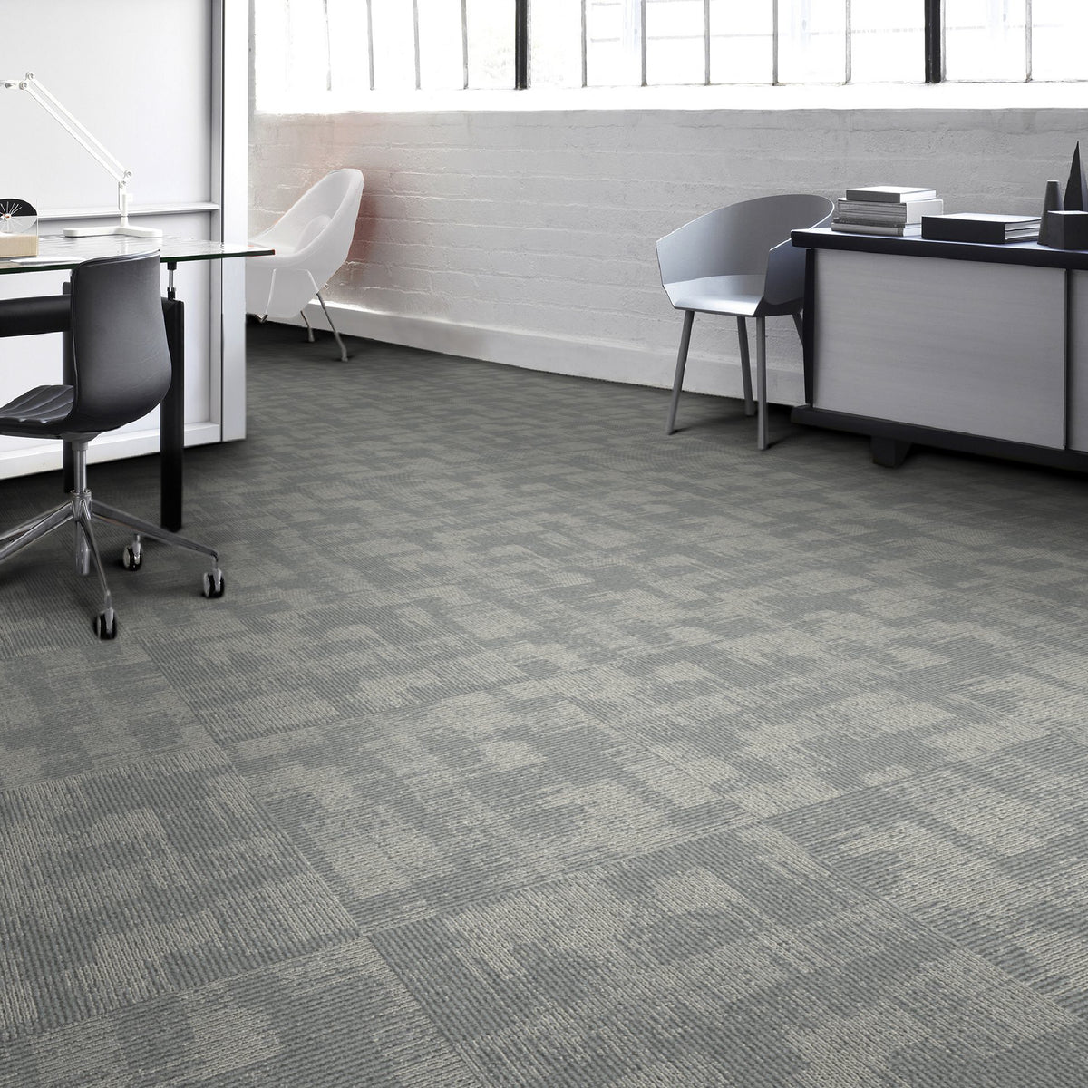 Alfombra Palmeta Pattern Perspective - 60 x 60Cms - 937 Gris Claro