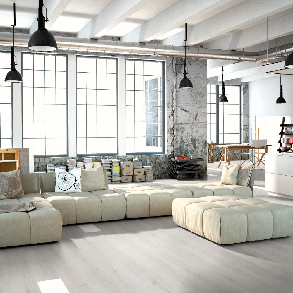 Piso Laminado Dynamic Trend Biselado - Blanco - 8mm