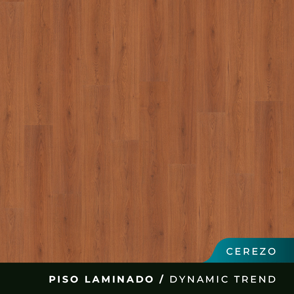 Piso Laminado Dynamic Trend Biselado - Cerezo - 8mm