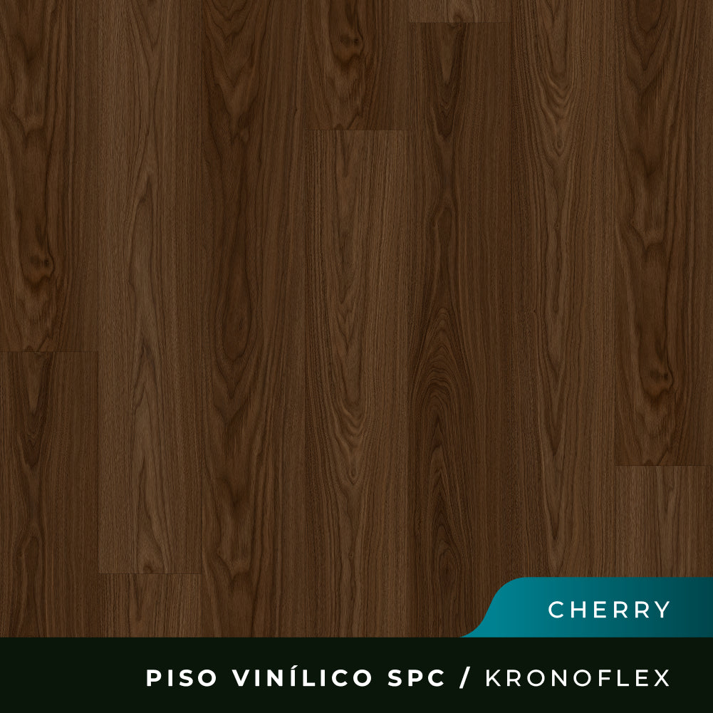 Piso Vinílico SPC Kronoflex - Cherry Moka - 5,2mm