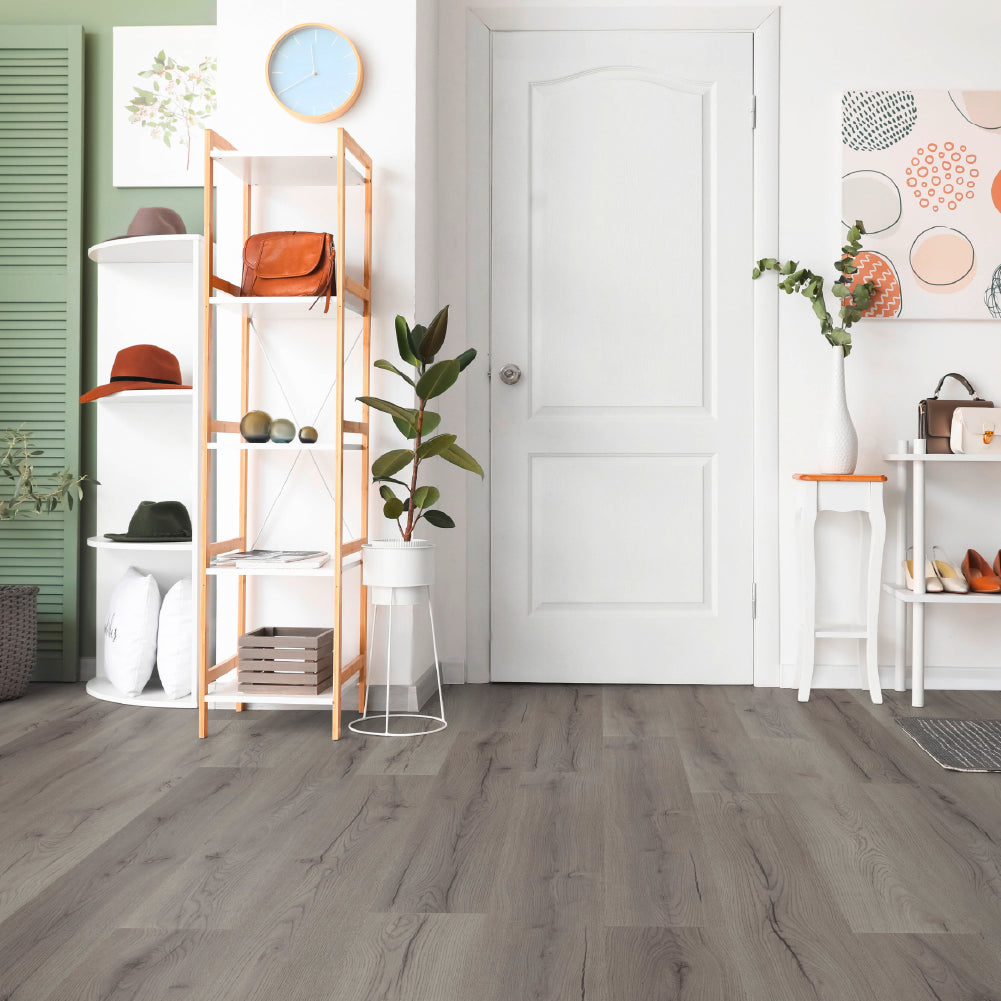 Piso Laminado Dynamic Trend Biselado - Roble Century Gris - 8mm