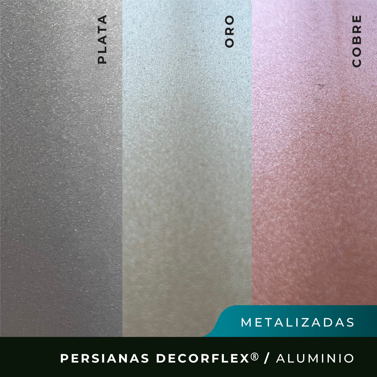 Persianas Aluminio - Variedad de Colores