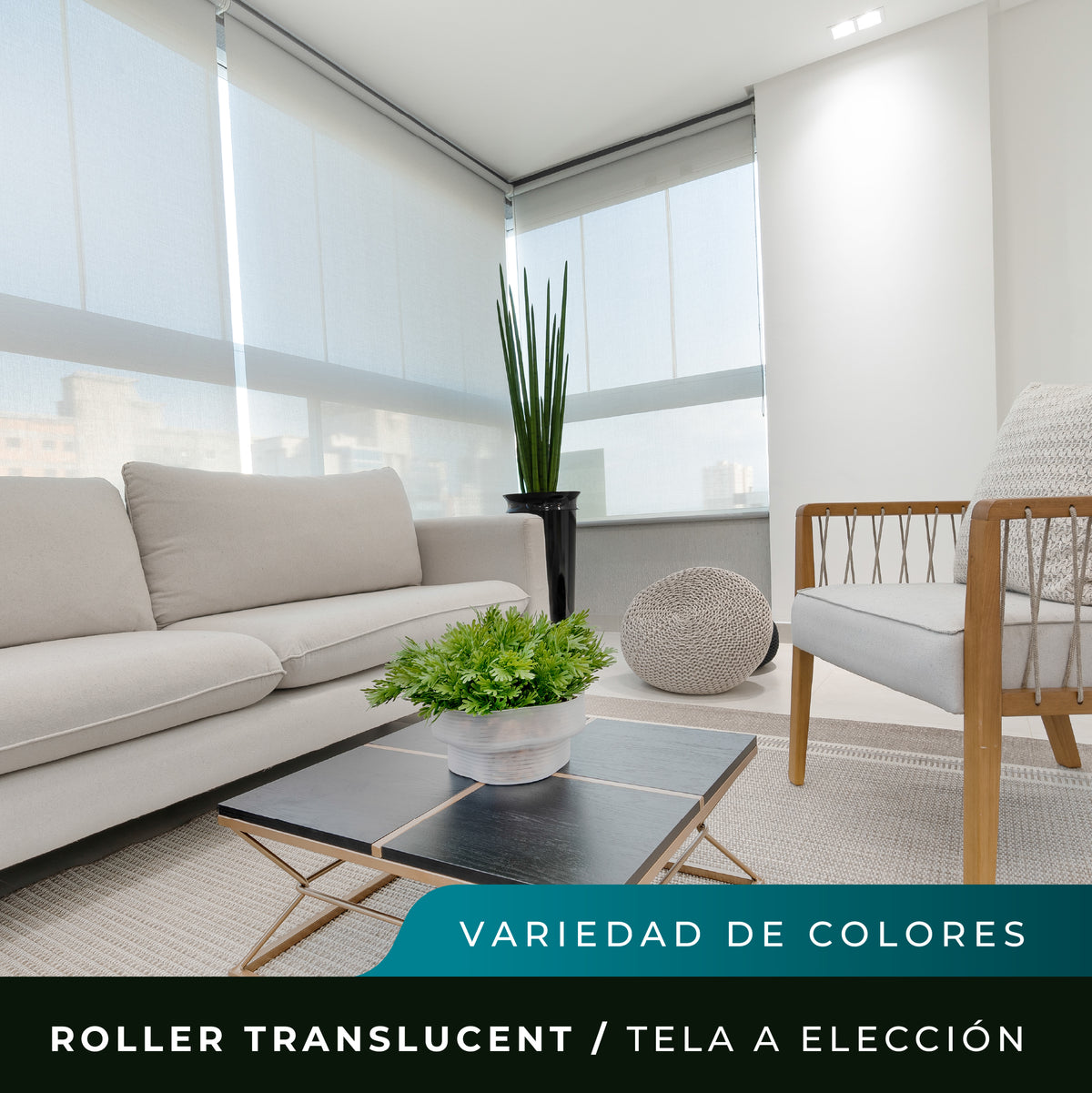 Cortina Roller Translucent - A medida