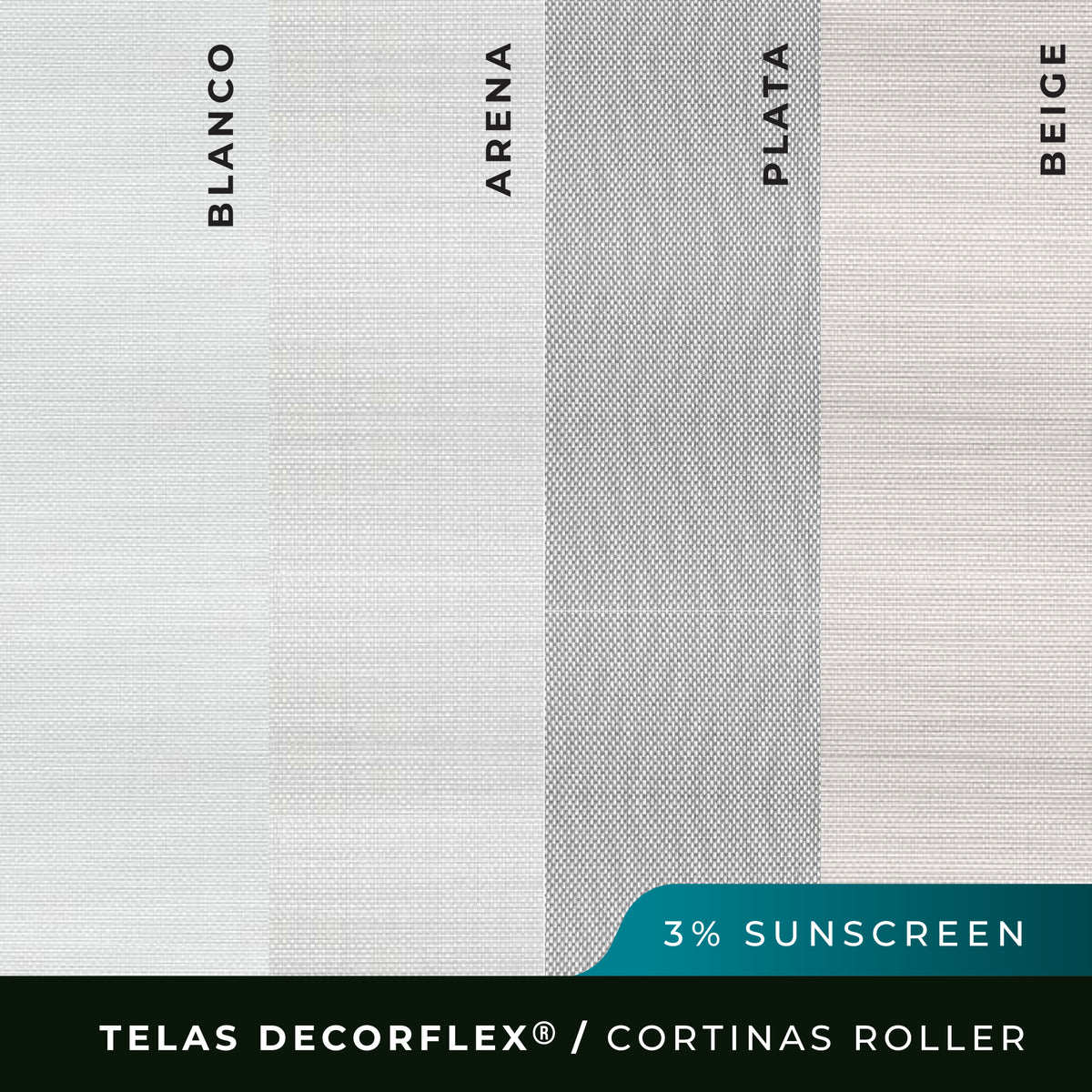 Cortina Roller Sunscreen - A medida