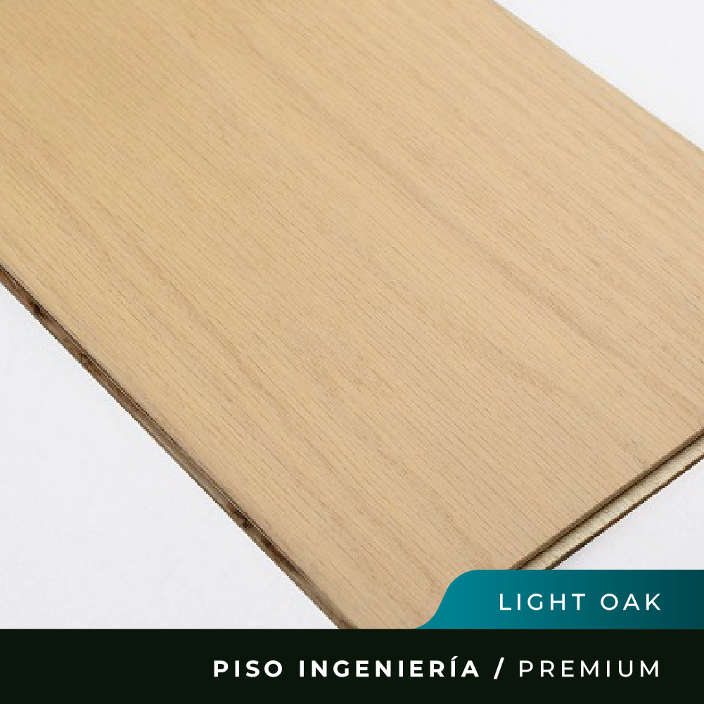 Piso Madera Premium - Light Oak - 12mm