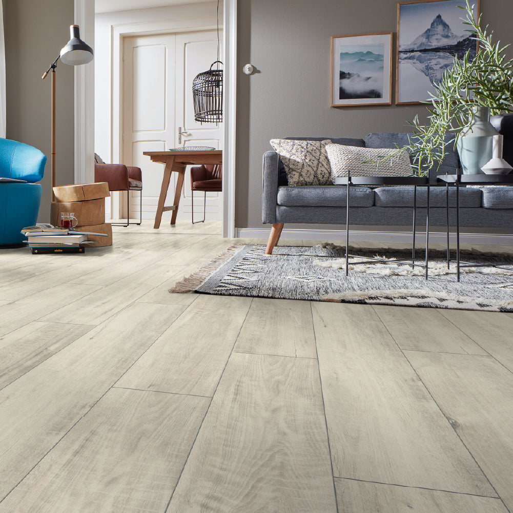 Piso Laminado Exquisit Plus Biselado - Gala Eiche Blanco - 8mm