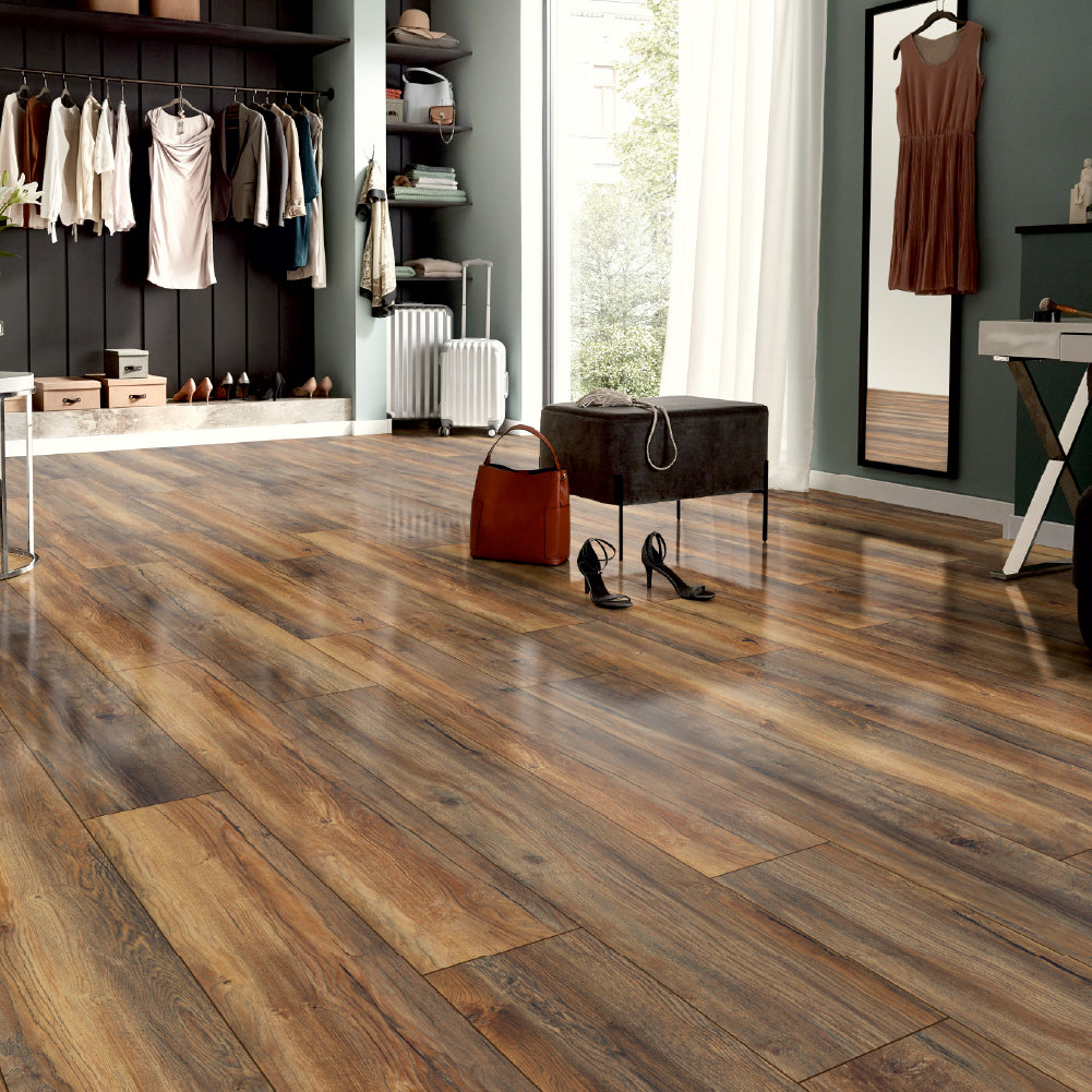 Piso Laminado Exquisit Plus Biselado - Harbour Oak - 8mm