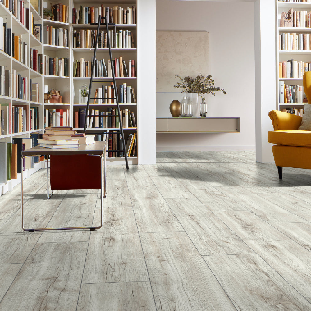 Piso Laminado Exquisit Plus Biselado - Montmelo Eiche Creme - 8mm