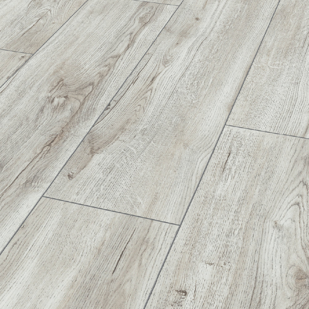 Piso Laminado Exquisit Plus Biselado - Montmelo Eiche Creme - 8mm