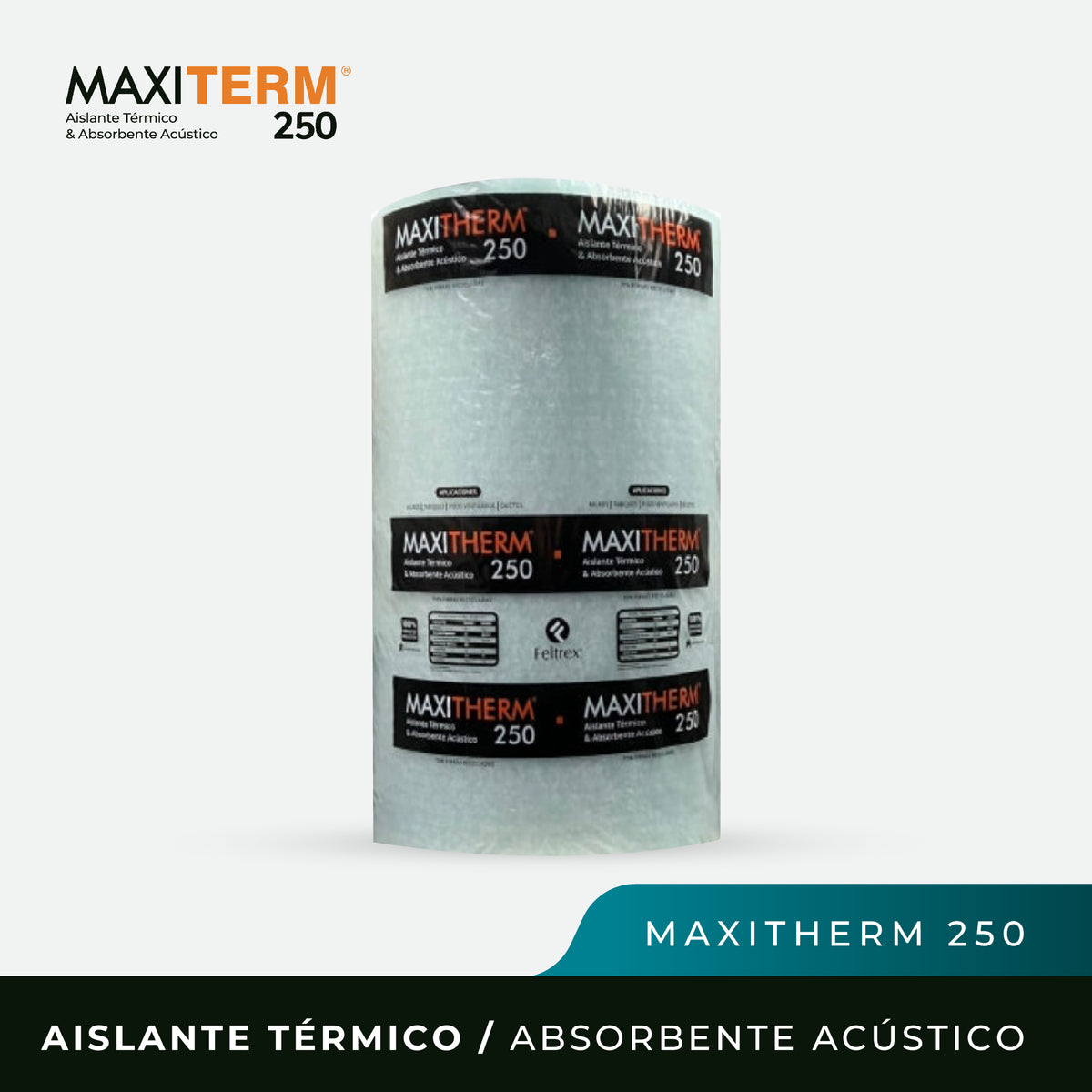 Aislante Maxitherm 250 - 50mm 1.20 x 12 Mts