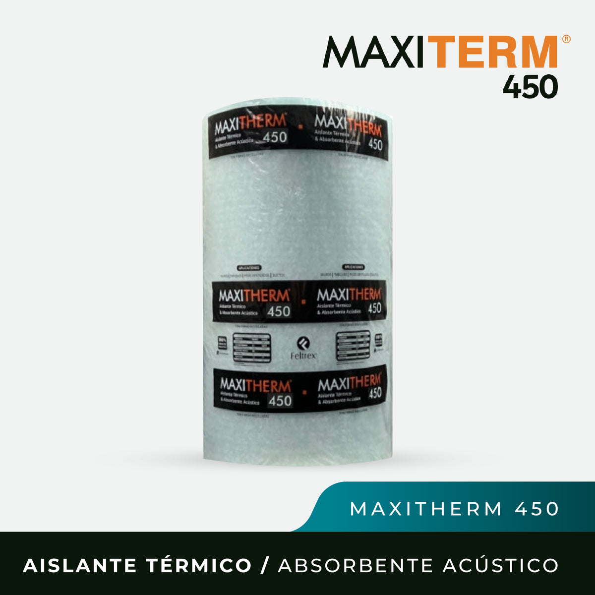 Aislante Maxitherm 450 - 60mm 1.20 x 10 Mts