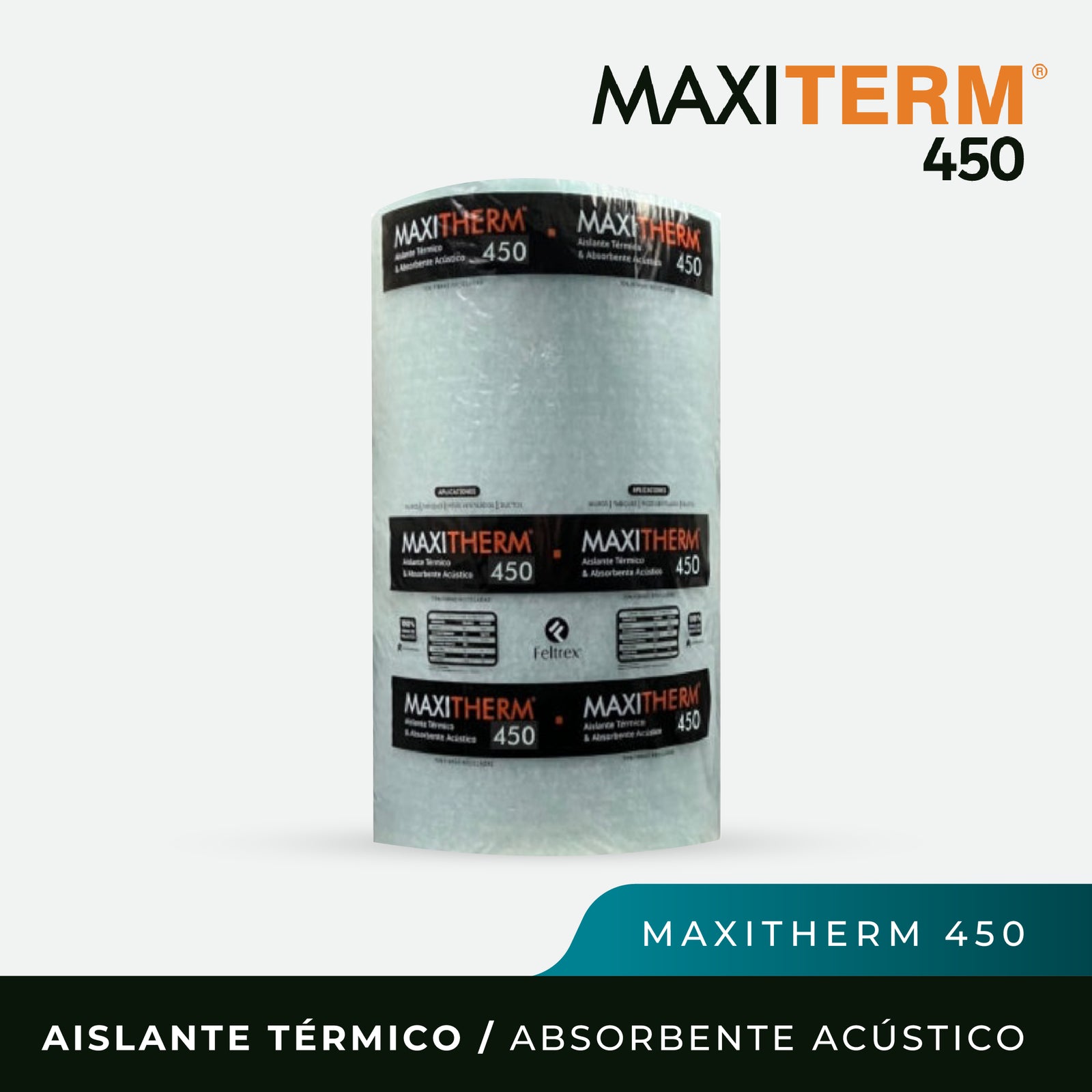 Aislante Maxitherm 450 - 60mm 1.20 x 10 Mts