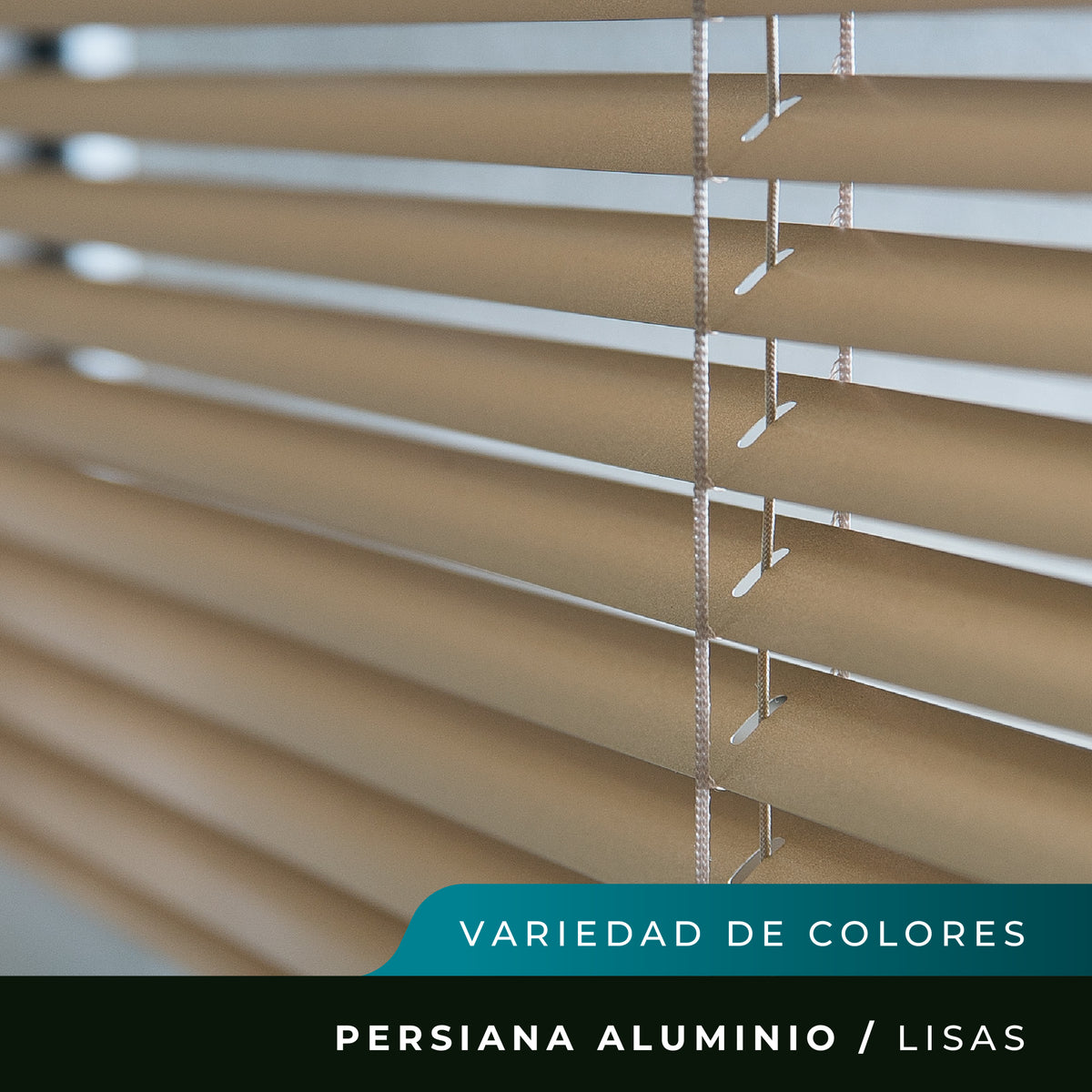 Persianas de Aluminio Prefabricadas - Variedad de Colores
