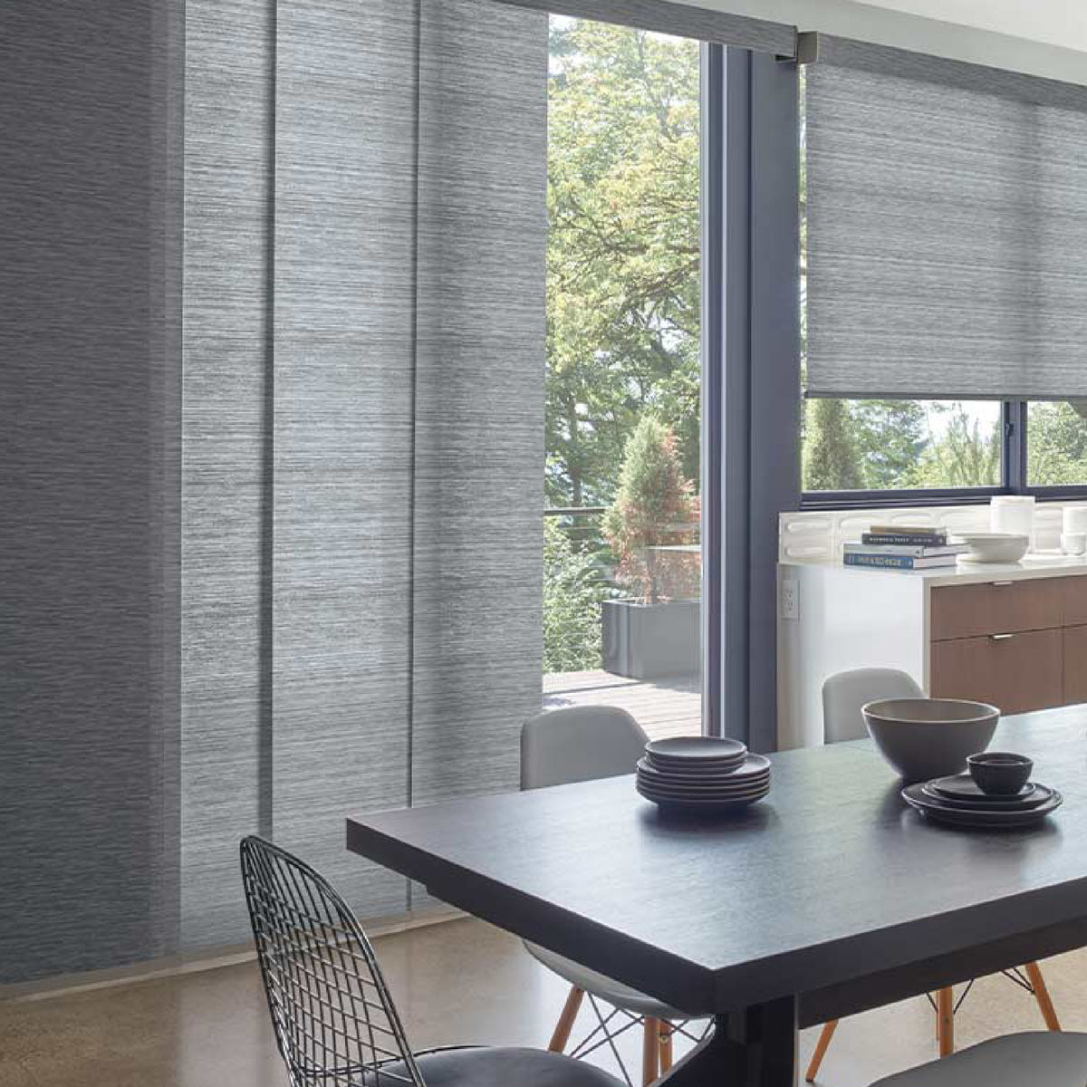 Cortina Panel Oriental Sunscreen - A medida