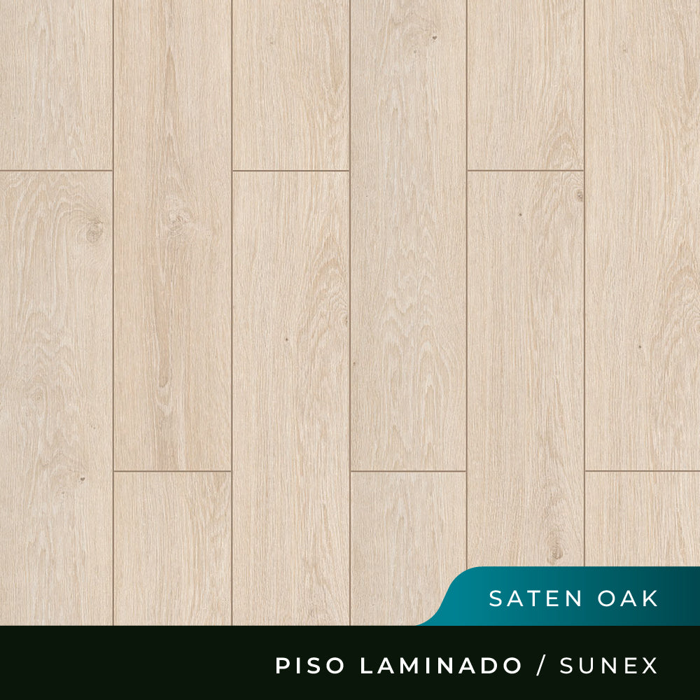 Piso Artfloor Sunex 8mm biselado Saten Oak