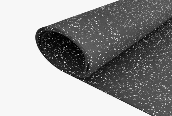 Piso de Caucho en Rollo 10mt x 1mt x 2mm