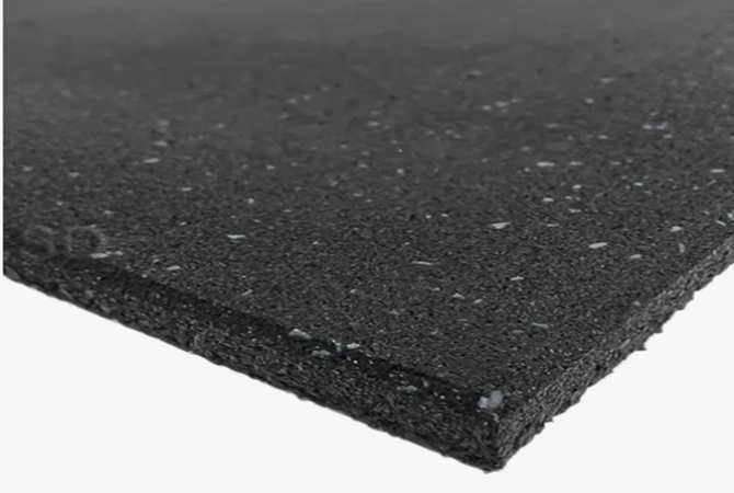 Piso de Caucho en Palmeta 1mt x 1mt x 2,5cm