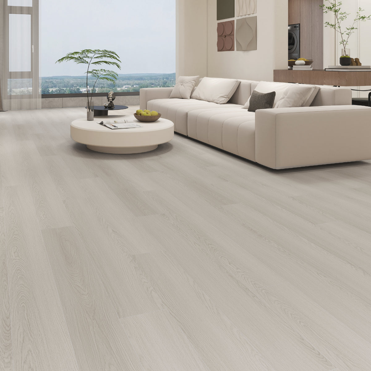 Piso Vinílico SPC Kronoflex - White - 5,2mm