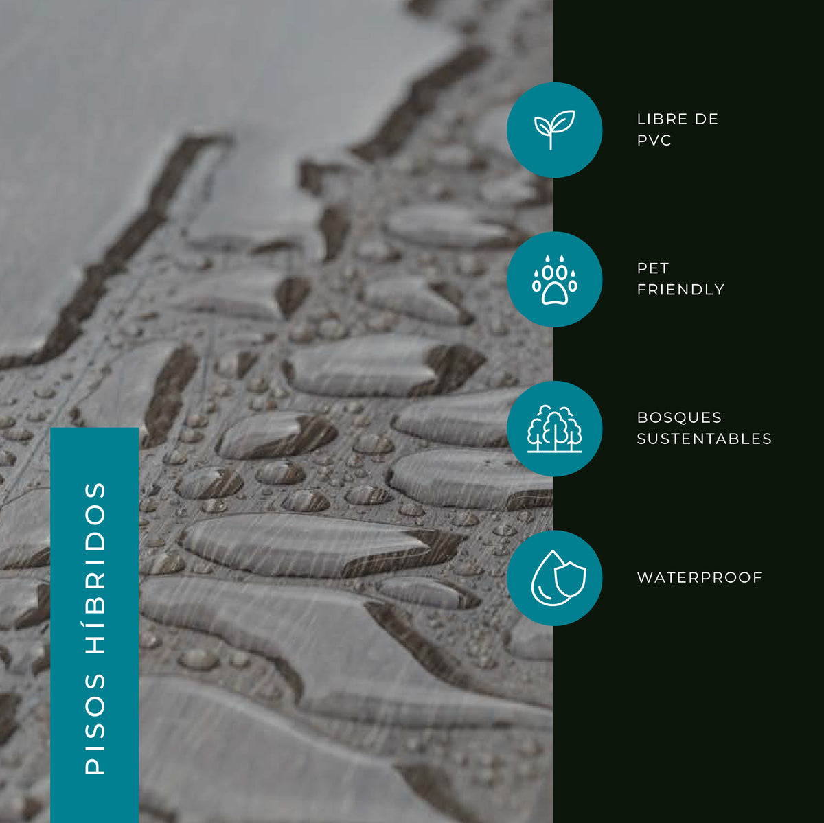 Piso Híbrido Kiwi Biselado - Honey Oak - 5,5mm