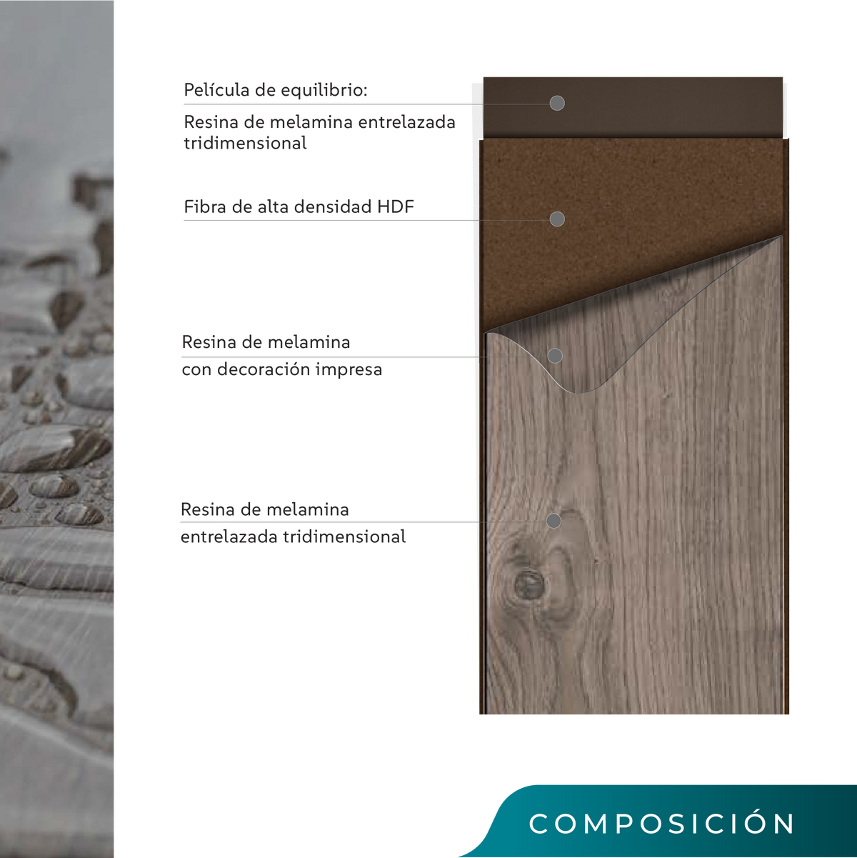 Piso Híbrido Kiwi Biselado - Honey Oak - 5,5mm