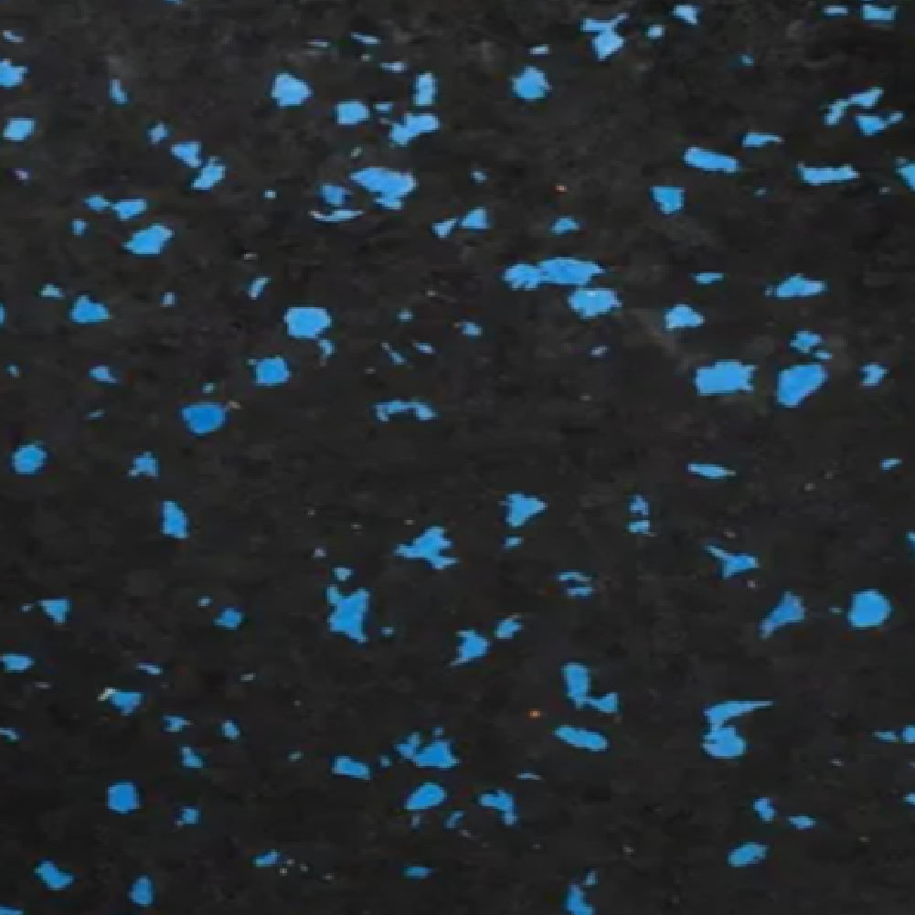 Piso de Caucho Rollo - Negro con Puntos - 2mm