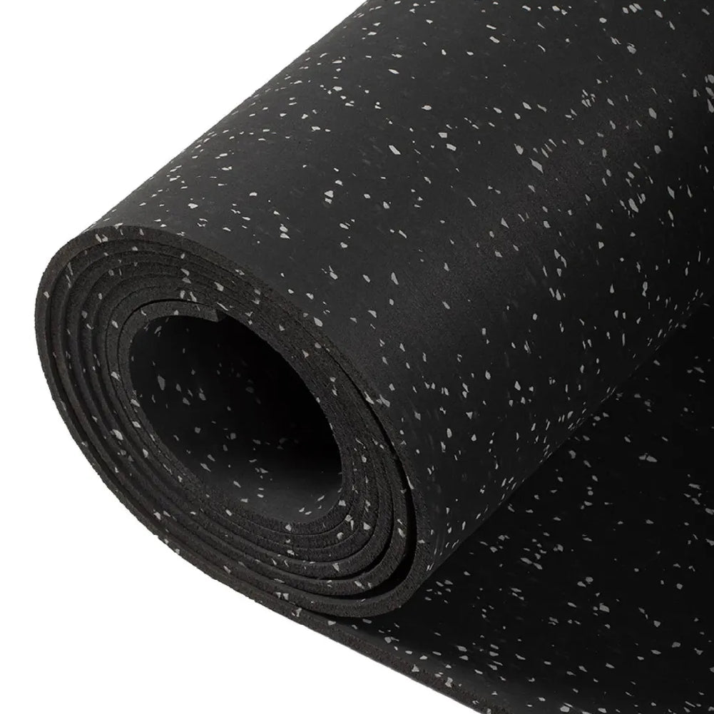 Piso de Caucho Rollo - Negro con Puntos - 2mm