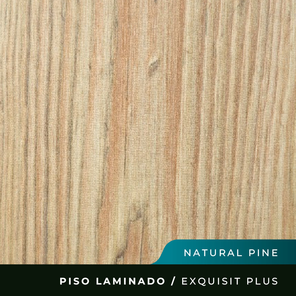 Piso Laminado Exquisit Plus Biselado - Natural Pine - 8mm