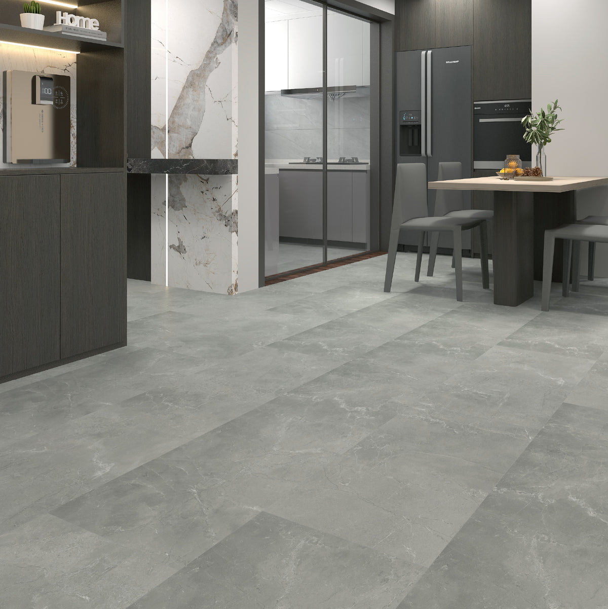 Piso Vinilico SPC Palmeta Plus - Onyx  5mm