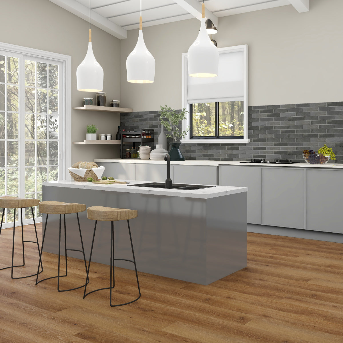 Piso Vinílico SPC Kronoflex Plus - Brunfeld - 5,2mm