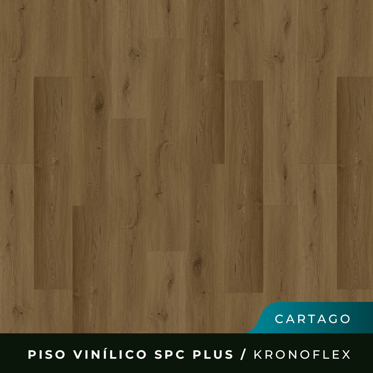 Piso Vinílico SPC Kronoflex Plus - Cartago- 5,2mm