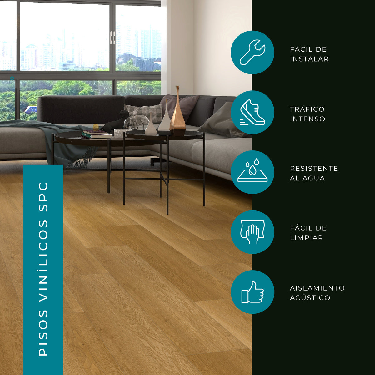 Piso Vinílico SPC Kronoflex Plus - Duna - 5,2mm