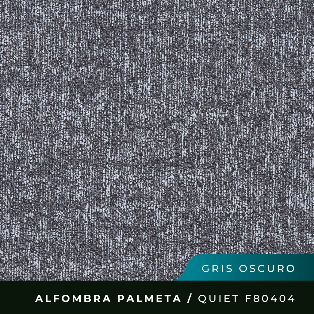 Alfombra Palmeta Quiet F80404 - 50 x 50Cms - Gris Oscuro