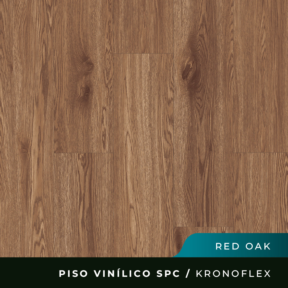 Piso Vinílico SPC Kronoflex - Red Oak - 5,2mm