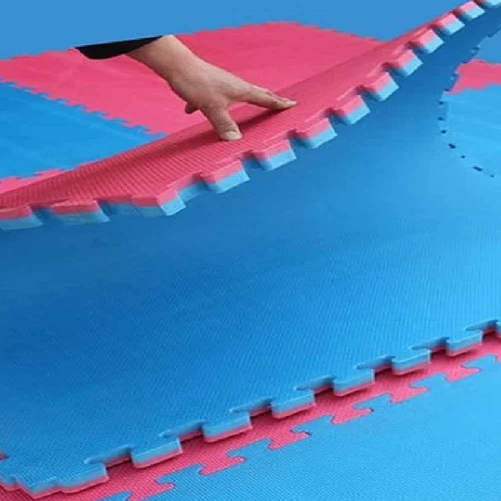 Piso Foamy Premium Tatami - Rojo Azul - 2cm