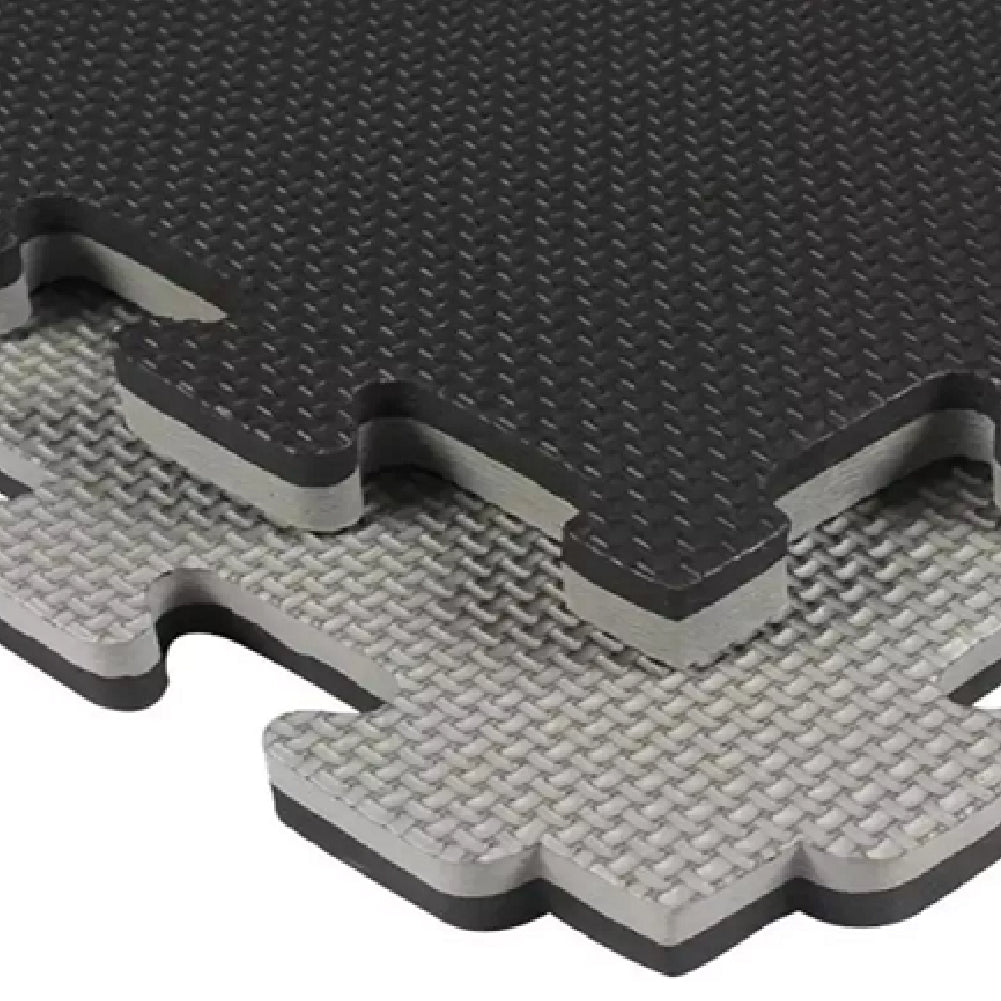 Piso Foamy Premium Tatami - Pack x 4 - Negro Gris - 3cm