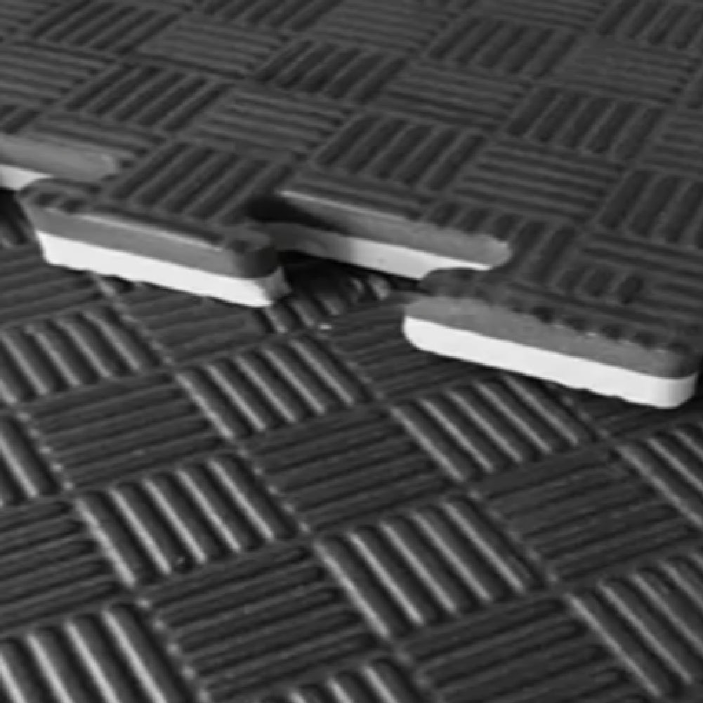 Piso Foamy Premium Tatami - Pack x 4 - Negro Gris - 3cm