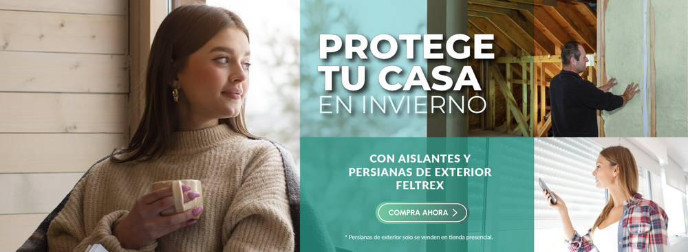 Feltrex, alfombras, pisos, persianas, textil hogar y aislantes.