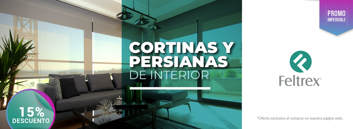 Feltrex, alfombras, pisos, persianas, textil hogar y aislantes.