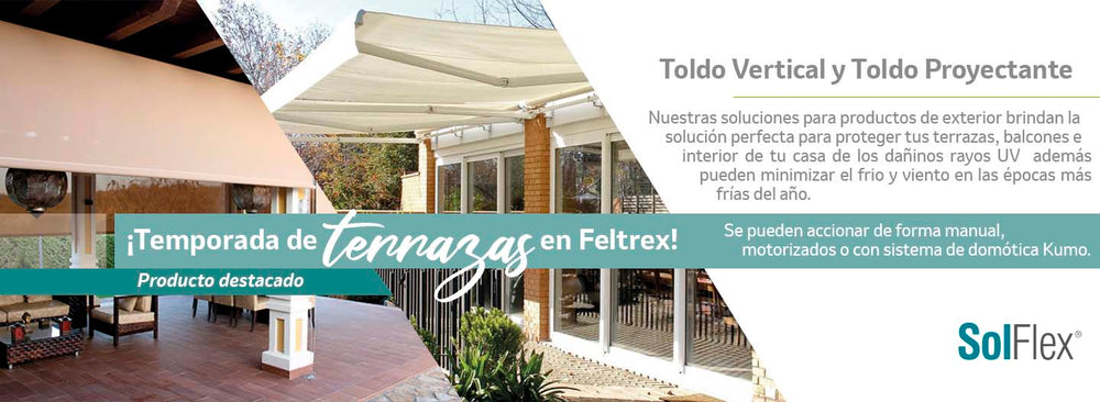 Feltrex, alfombras, pisos, persianas, textil hogar y aislantes.