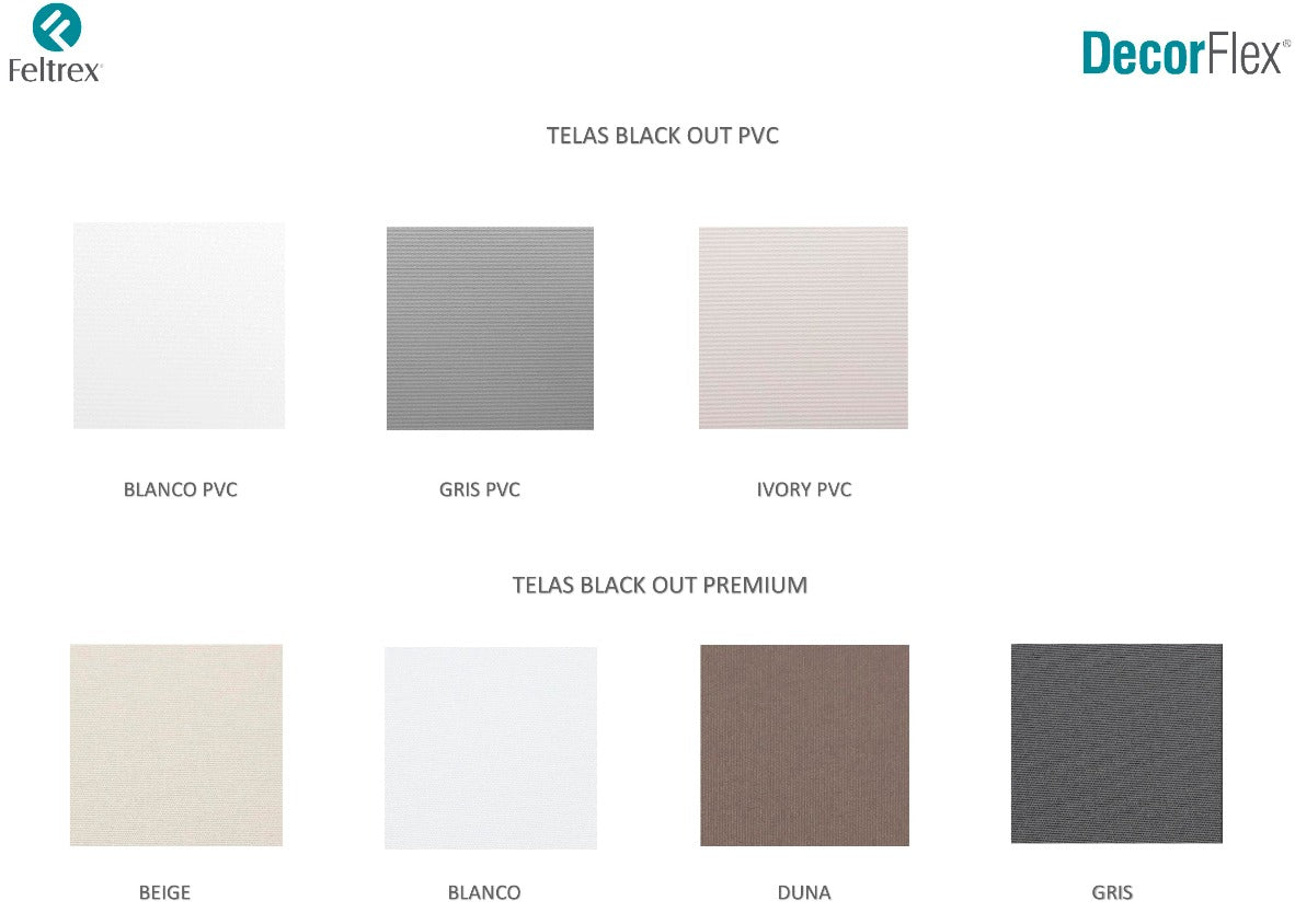 Cortina Roller Black Out Premium Blanca Prefabricada